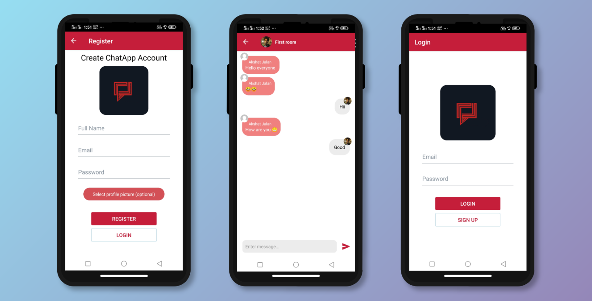 Chat Application App